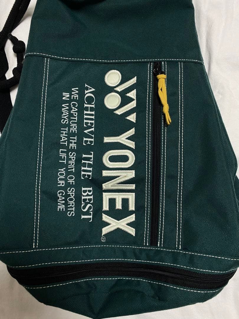 YONEX ヨネックス　ボンサック　ナップザック　リュック　刺繍　グリーン