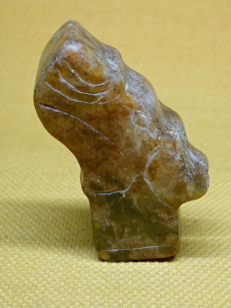 古玉　天然玉　玉彫　彫像　古玩　置物　インテリア　工芸品　美術品　A3312
