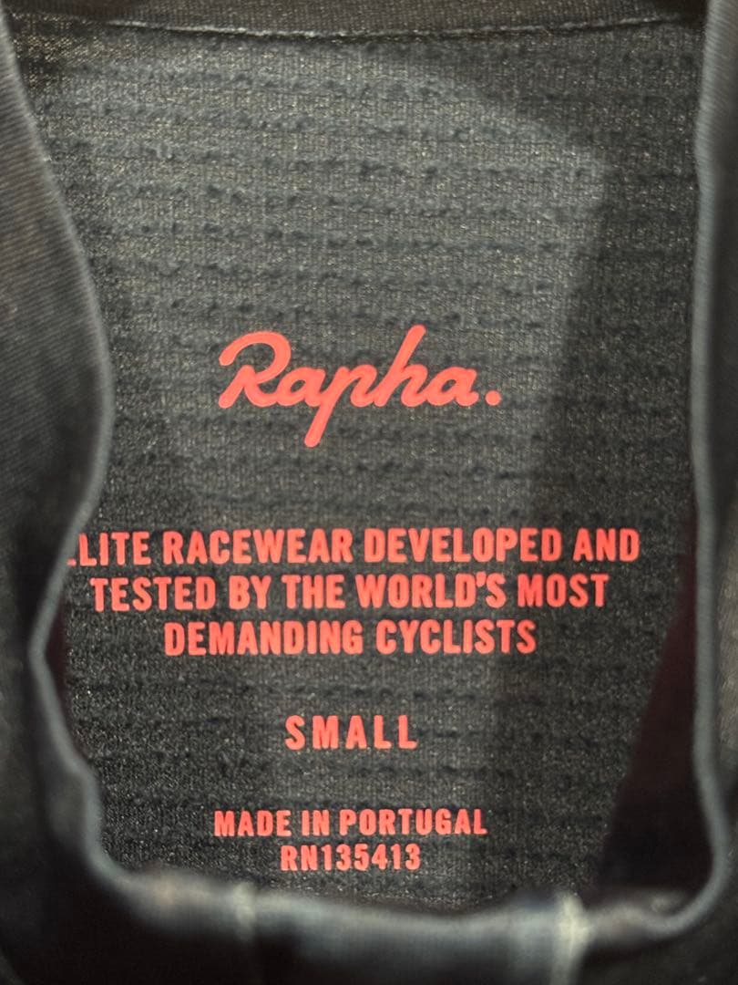Rapha RCC ロングスリーブジャージ S ネイビー/ピンク