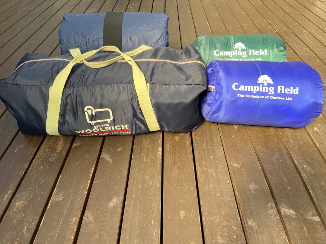 Woolrich & Camping Field キャンプテントセット