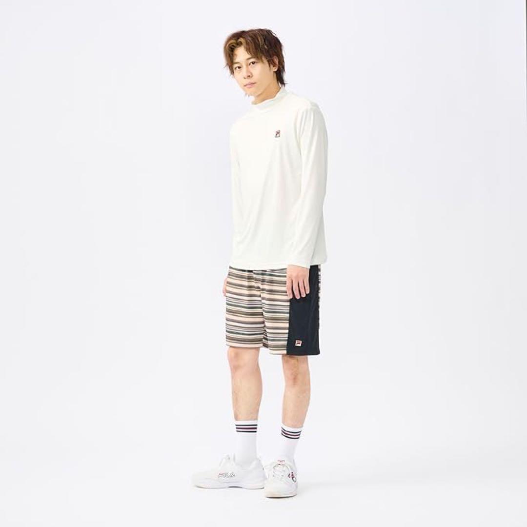 FILA フィラ テニスウェア ハーフパンツ VM5621ネイビー メンズM新品