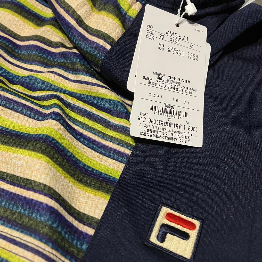 FILA フィラ テニスウェア ハーフパンツ VM5621ネイビー メンズM新品