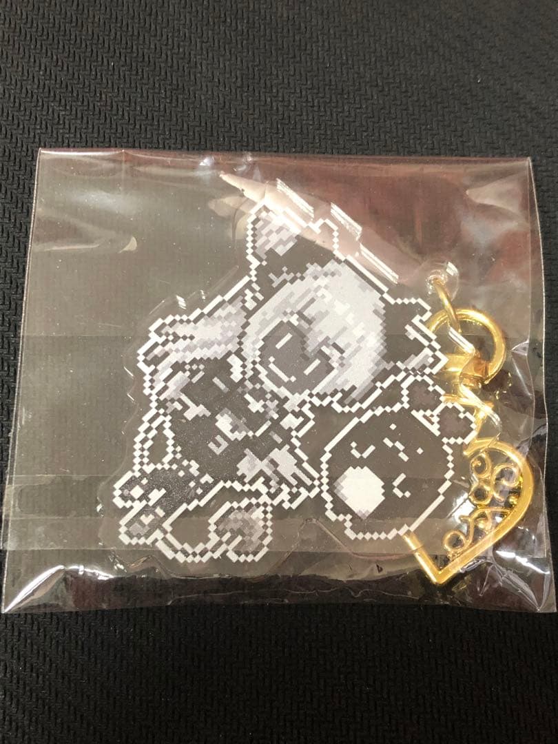 超激レア　周防パトラ＆バグパトちゃん　ドット柄リバーシブルアクリルキーホルダー