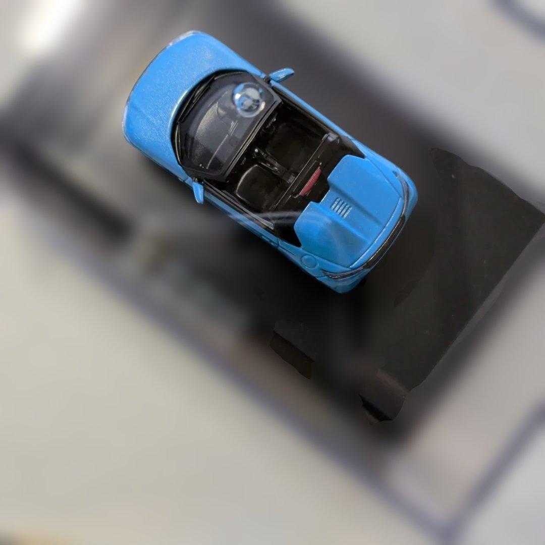 S660 ミニカー 青 1/64 スケール ケース付き［ホンダコムテック製］