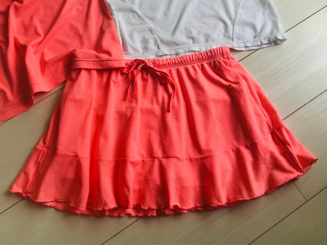 美品＊ellesseエレッセ＊2wayリバーシブルスコート トップス2着セット