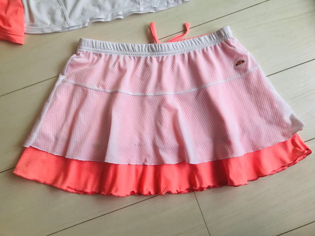 美品＊ellesseエレッセ＊2wayリバーシブルスコート トップス2着セット
