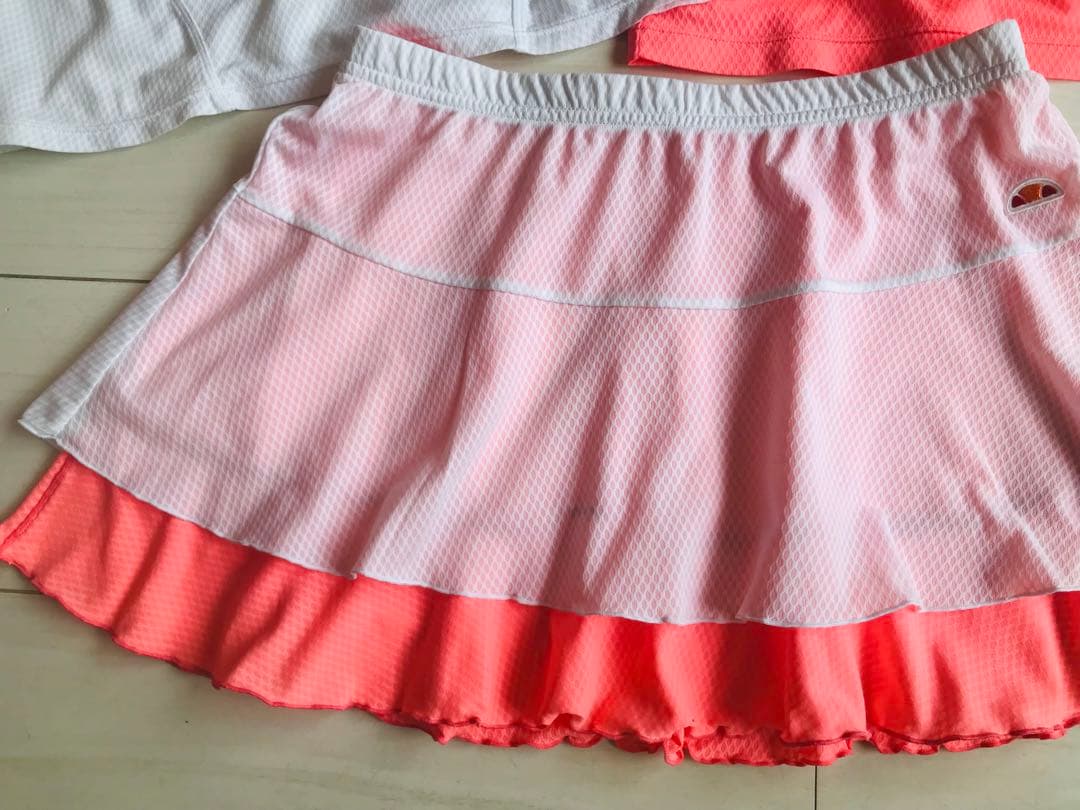 美品＊ellesseエレッセ＊2wayリバーシブルスコート トップス2着セット
