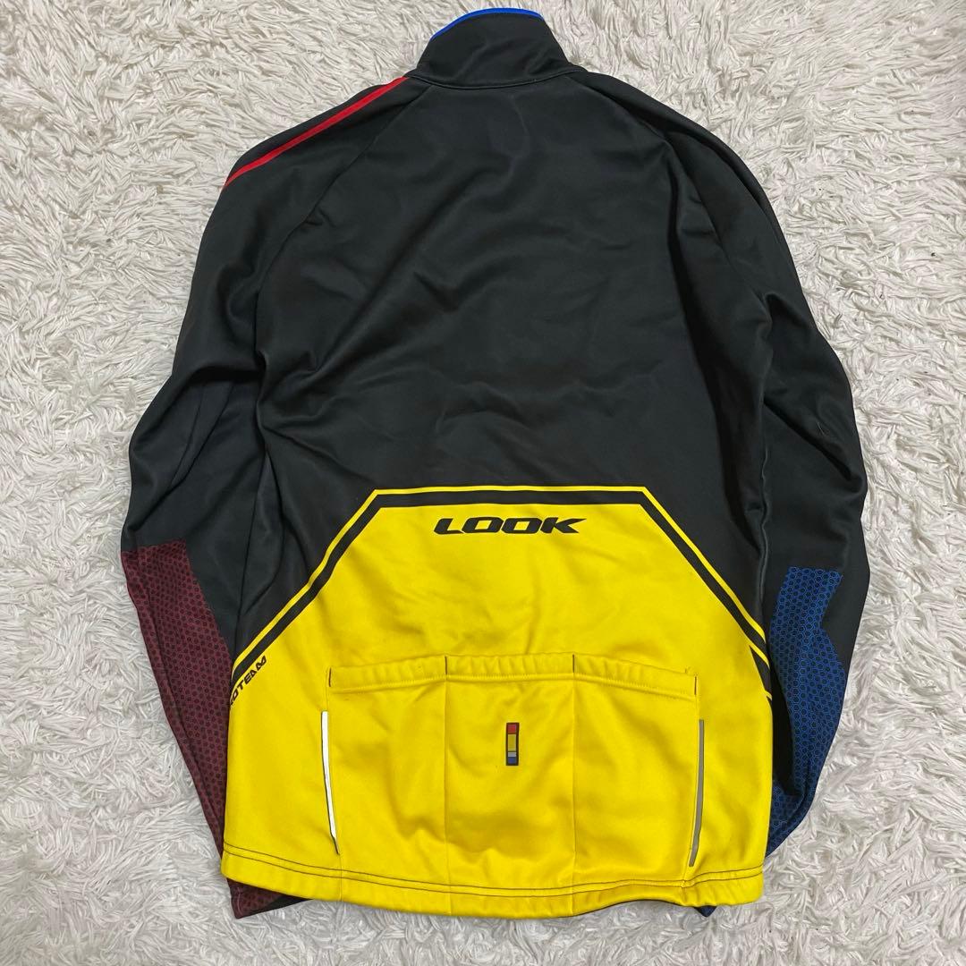 LOOK サイクル　ジャケット　フリース　秋冬　プロチーム　L