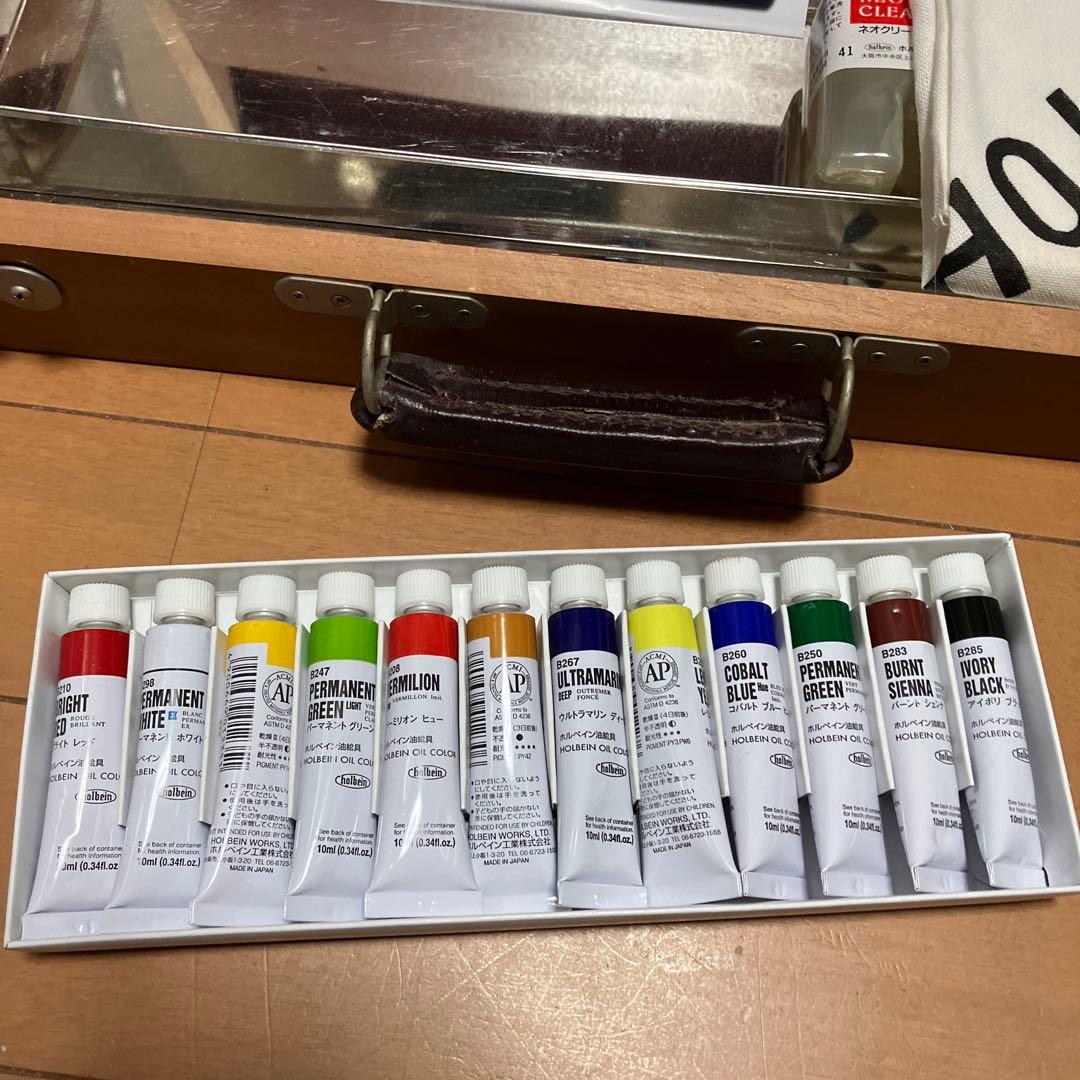 ホルベイン　油絵の具　セット