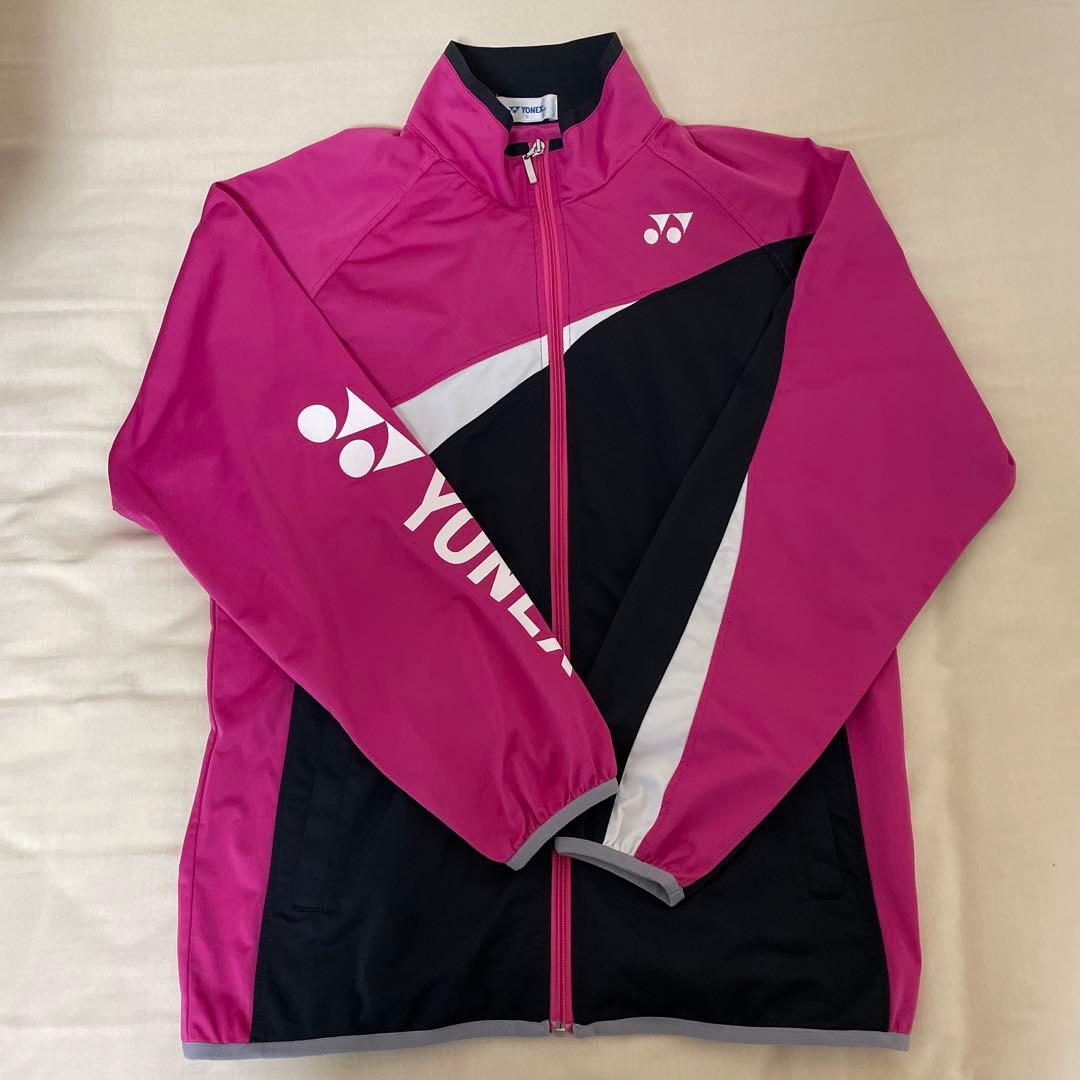 YONEX ウォームアップウェア セット ピンク/黒