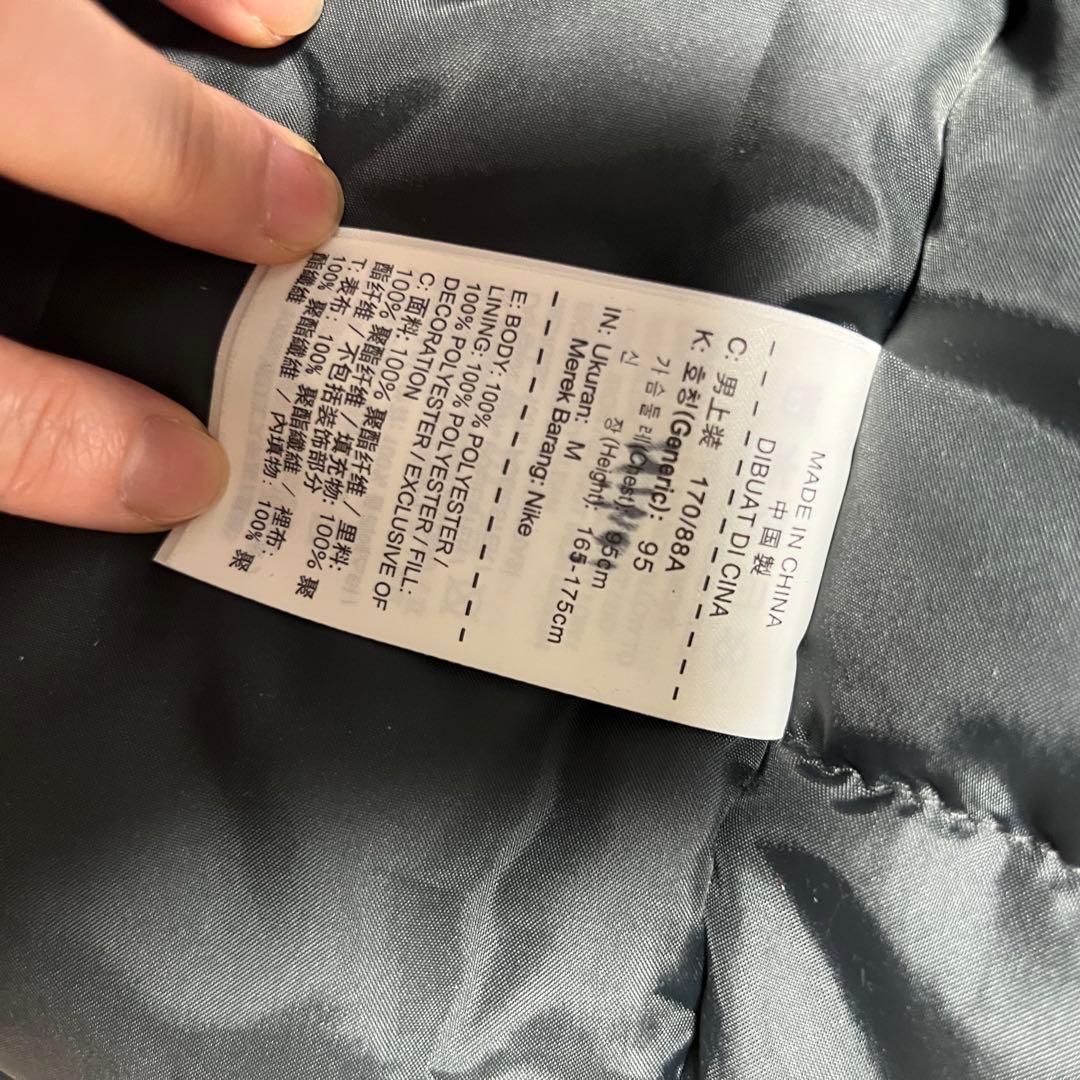 処分SALE‼️ Nike フード付きベンチコート ブラック　黒