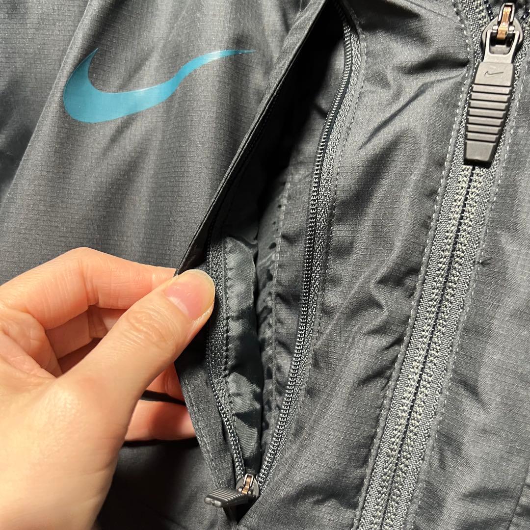 処分SALE‼️ Nike フード付きベンチコート ブラック　黒