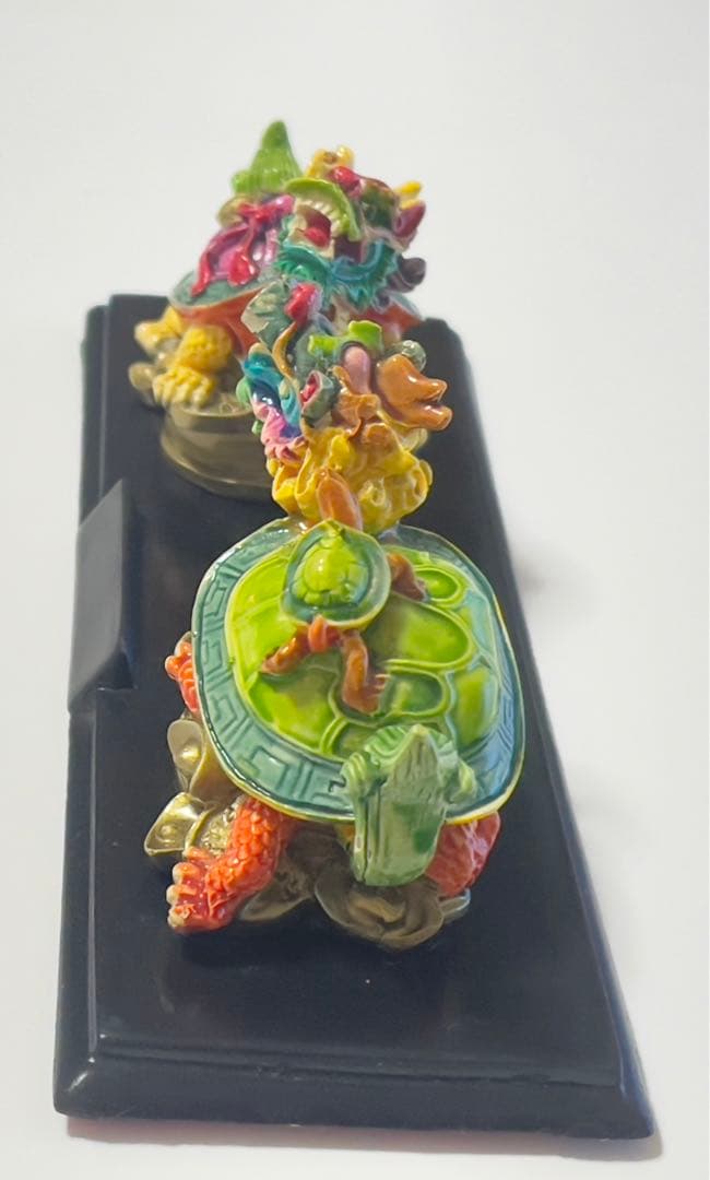 未使用保管品台湾お土産風水龍亀(ロングイ)置物