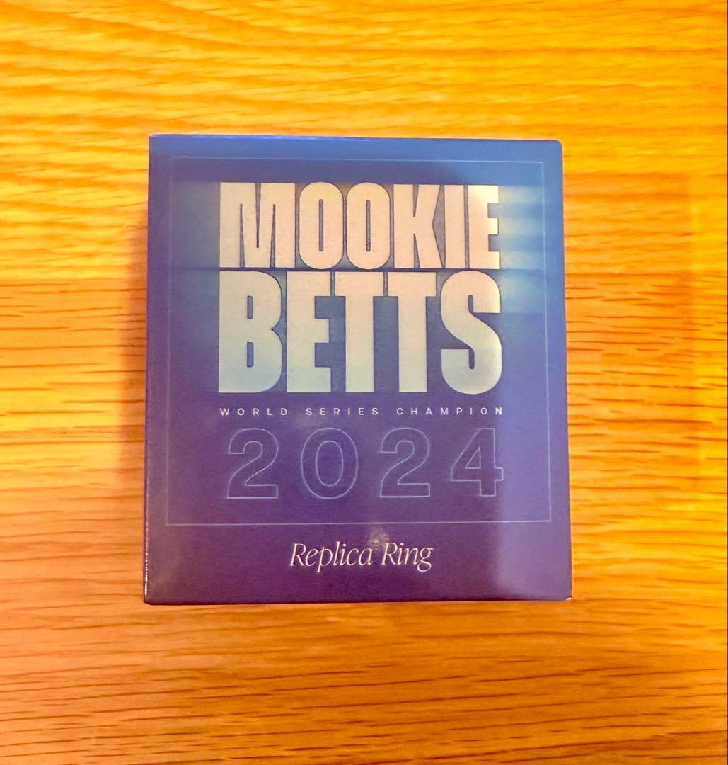 Mookie Betts 2024 ワールドチャンピオン レプリカリング 未開封