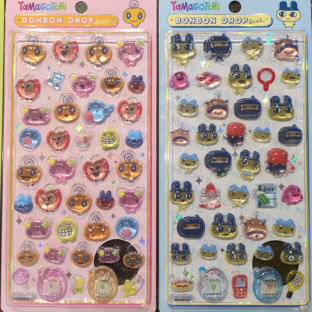 ボンボンドロップシール　たまごっちコンプリート４枚セット