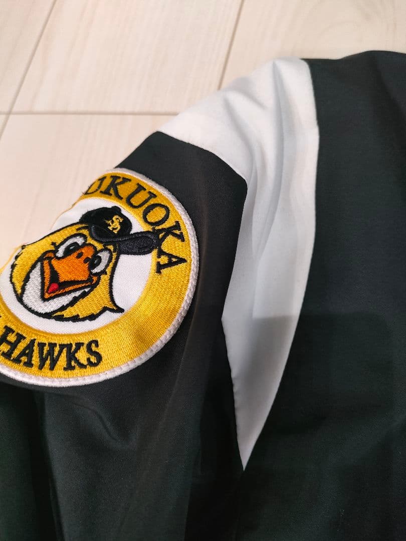 SoftBank Hawks フルジップ　グランドコート 150 黒