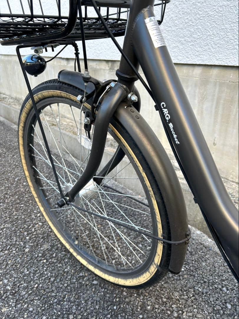 【美品❗️】Asahi自転車 カーグ バケット オートライト シティサイクル