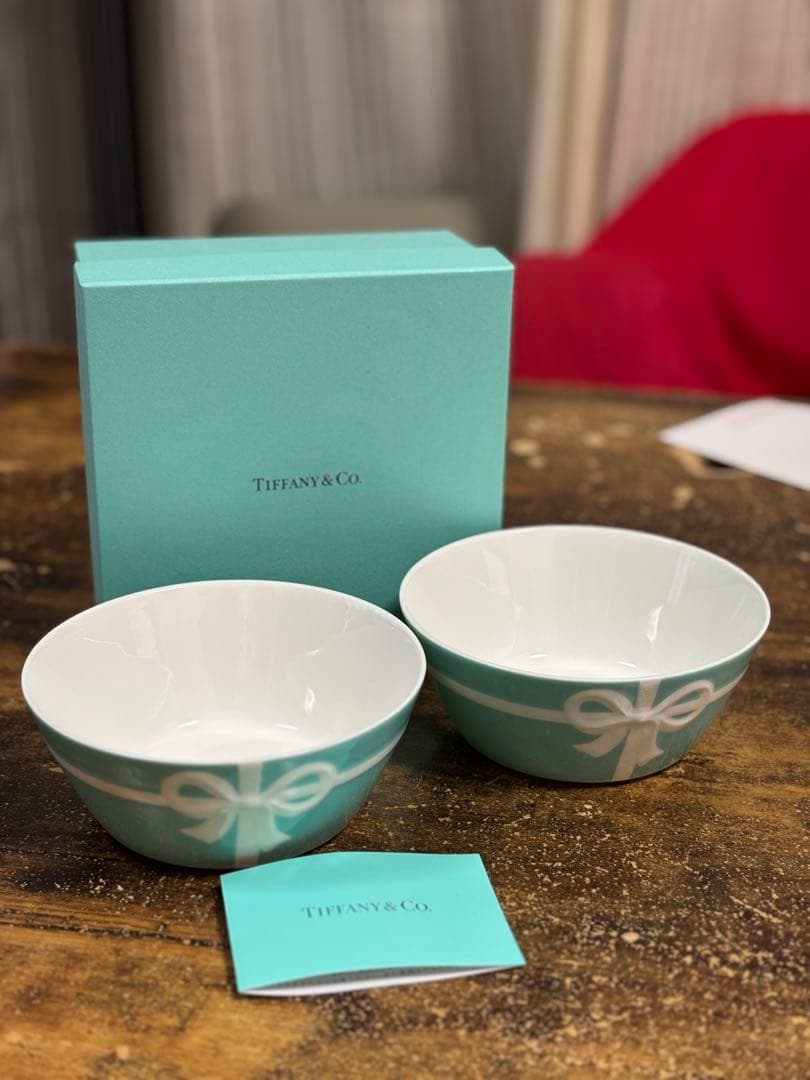 ★新品未使用★ Tiffany &Co.ブルーボックスボウル2個セット