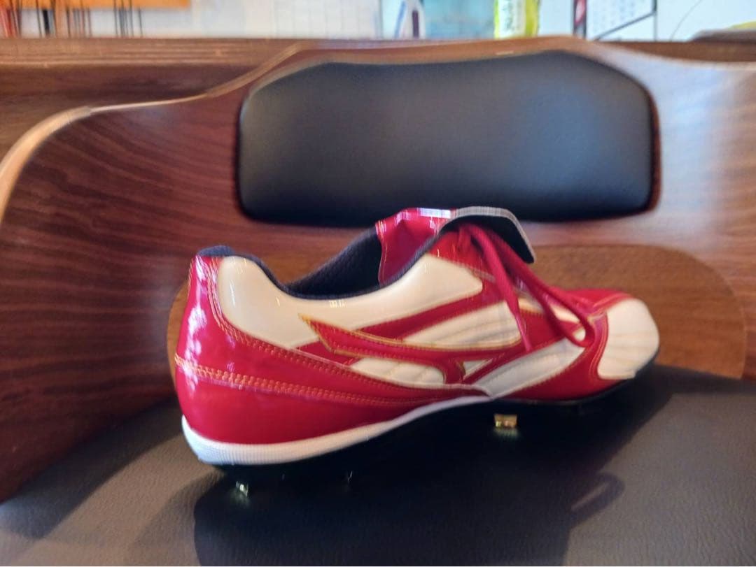 Mizuno スパイクシューズ レッド/ホワイト
