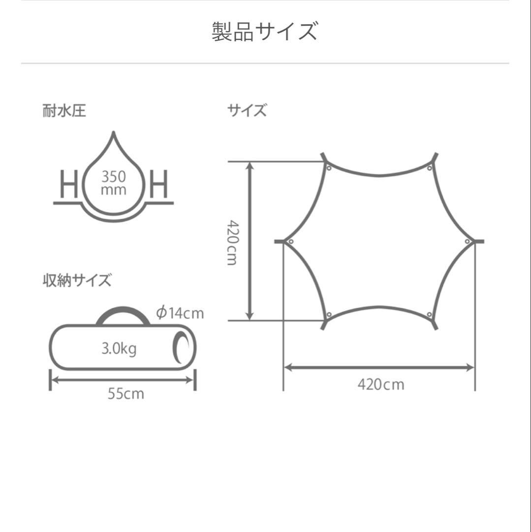 DOD ALL RIGHTヘキサタープ タン