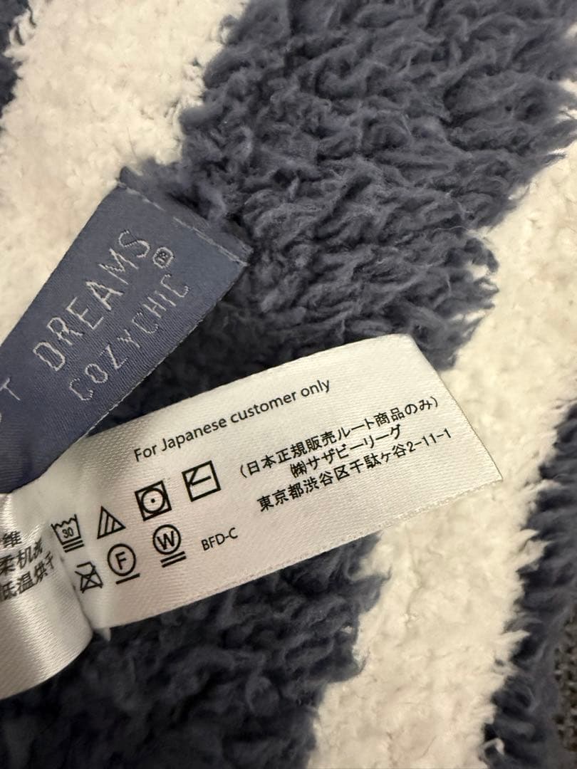 未使用品 BAREFOOT DREAMS ブランケット ブルー