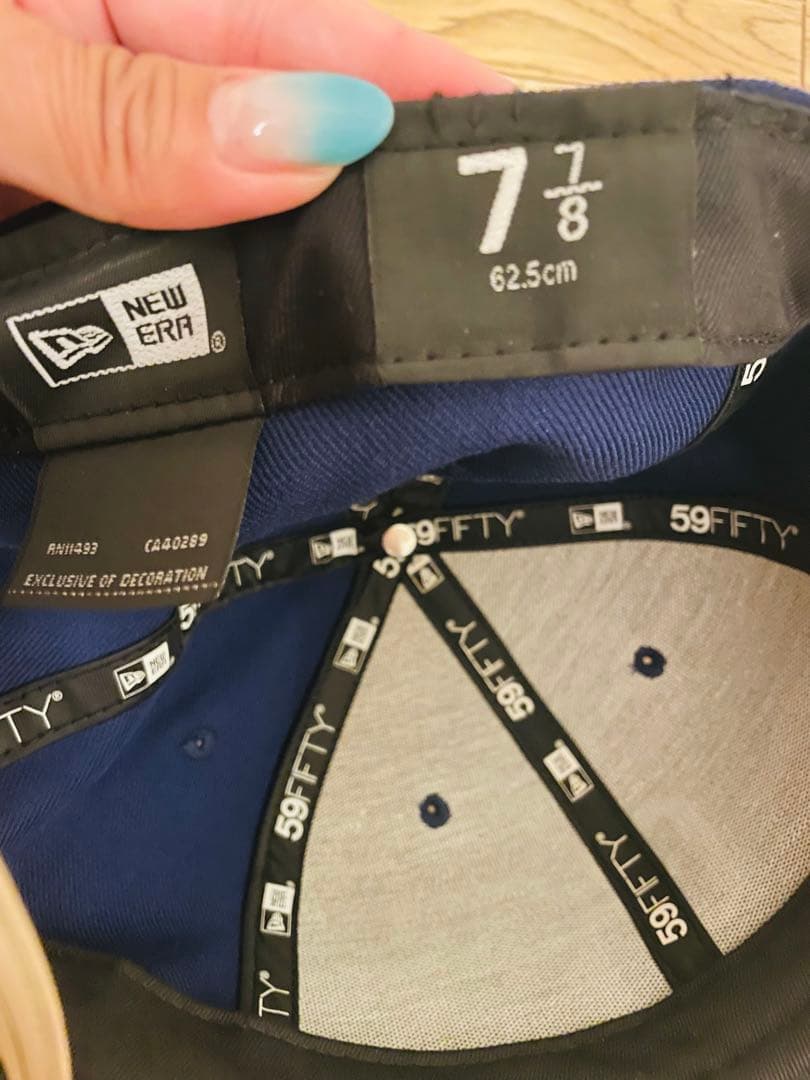 NEW ERA 59FIFTY ネイビーキャップ 7 7/8