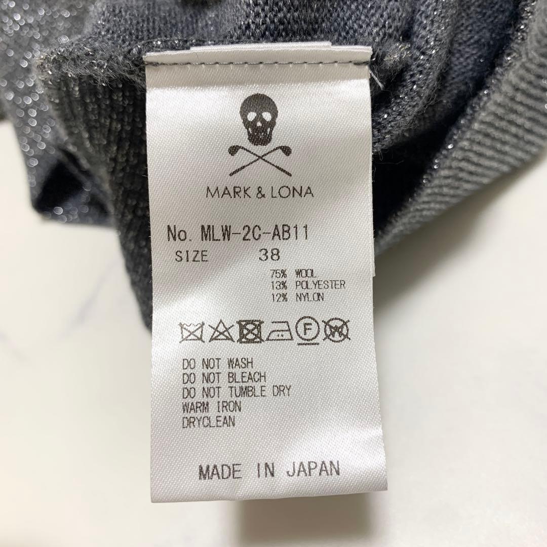 【美品】MARK&LONA マークアンドロナ ラメニット セーター ゴルフ