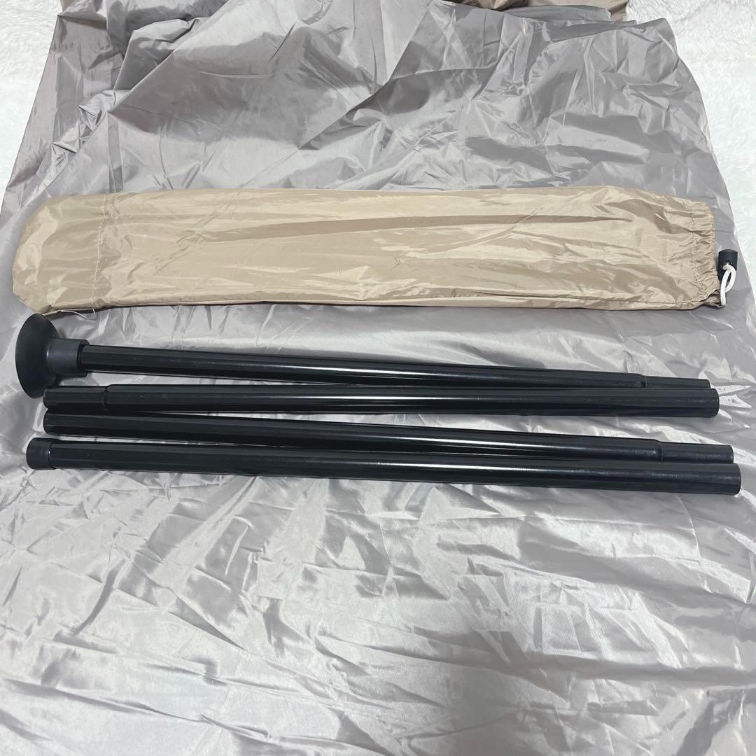 DODディーオーディー ワンポールテントM タン 別売専用グランドシート付き