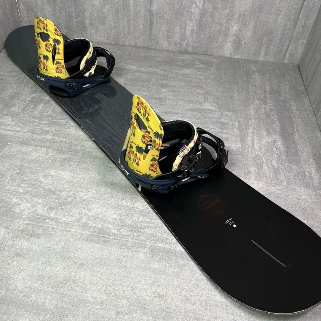 サロモン SIGHT 153cm スノーボード 3点セット オールラウンド