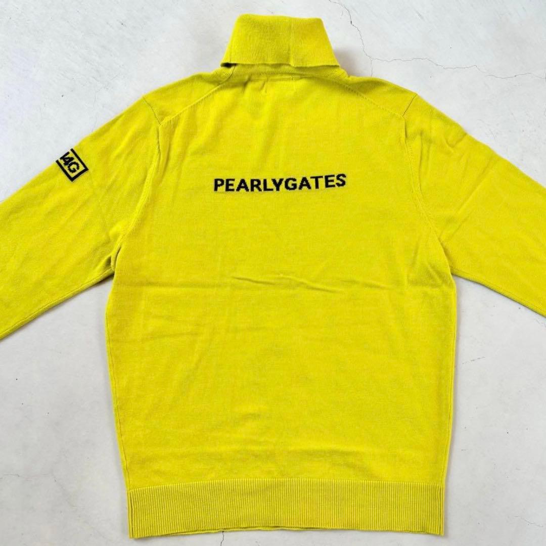 PEARLY GATES ハイネックニットセーター ワッペン メンズ4