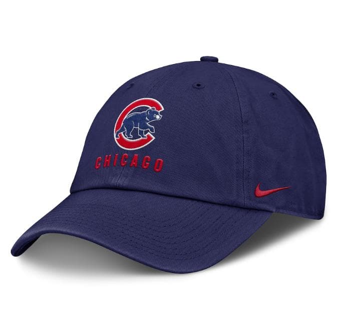 【国内未発売/新品】ナイキ MLB シカゴ カブス ネイビー（フロント芯なし）
