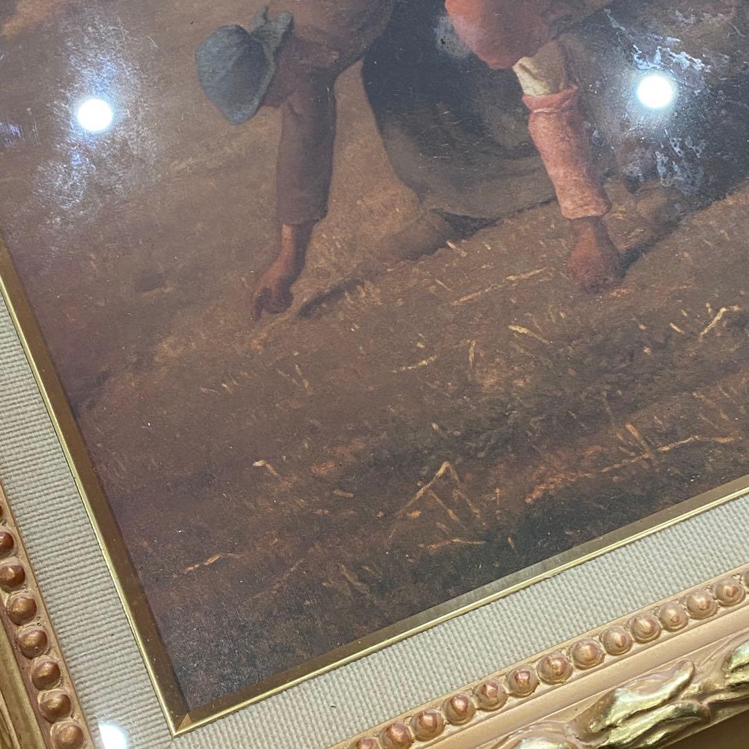 【落穂拾い】ジャン=フランソワ・ミレー　名画　複製絵画
