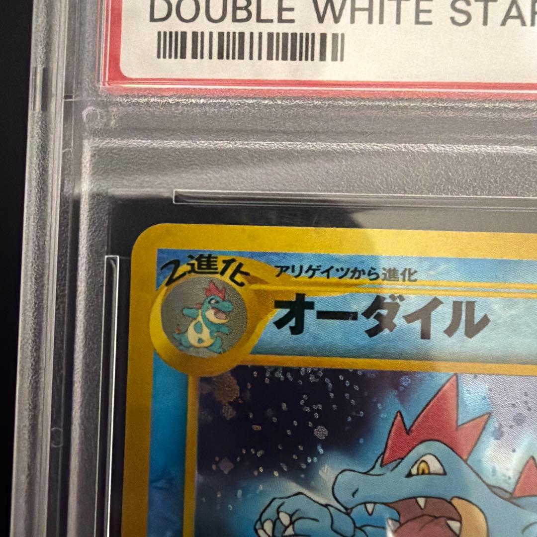 オーダイル 旧裏 ホロ neo プレミアムファイル【PSA10】NO.160
