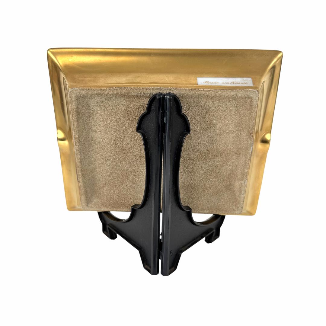 ■エルメス■アッシュトレイ■灰皿■磁器■武士■侍■J0397