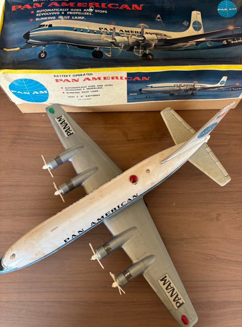 PAN AM 乾電池動作航空機