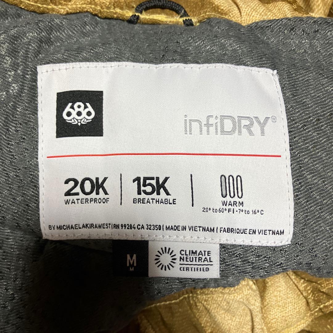 686 infiDRY スノーボードパンツ M