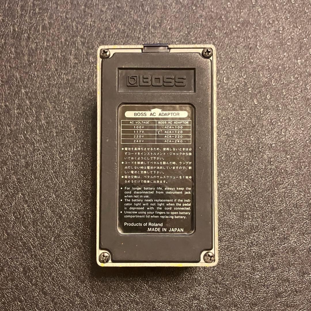 BOSS OD-1 オーバードライブ 黒ラベル 1983年製 JRCオペアンプ