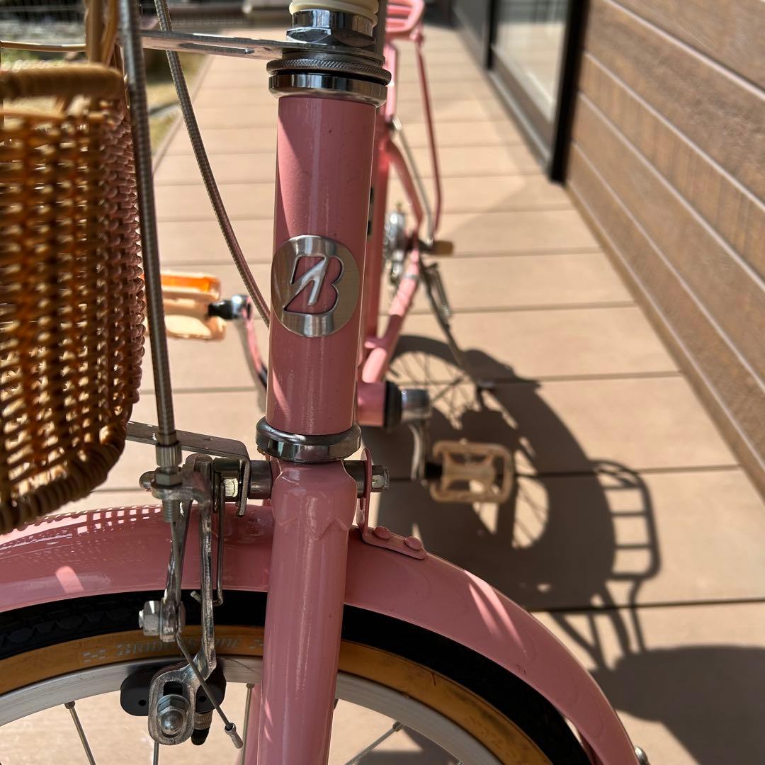 送料込　ブリヂストン HACCHI 子供用自転車 ピンク 18インチ　補助輪付き