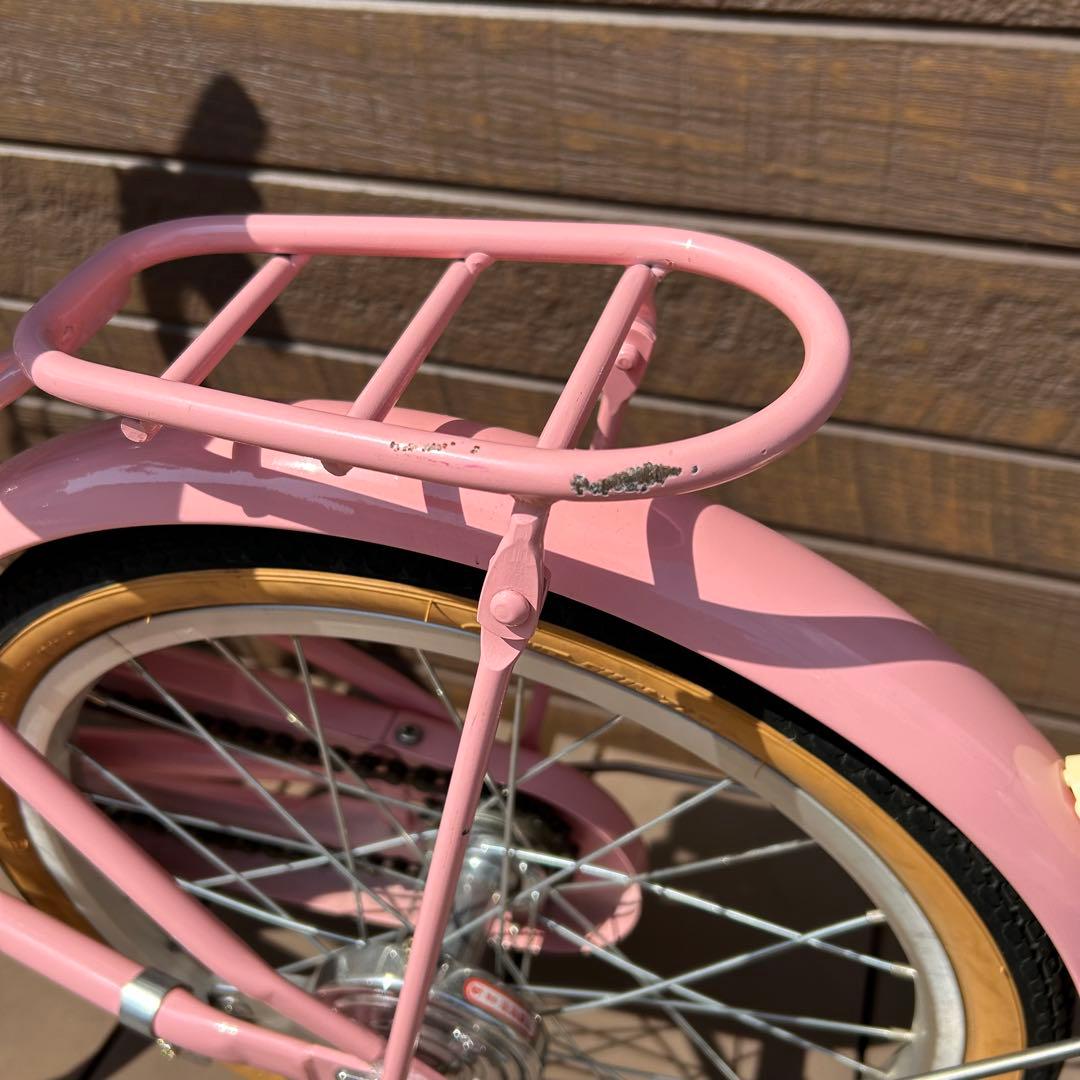 送料込　ブリヂストン HACCHI 子供用自転車 ピンク 18インチ　補助輪付き