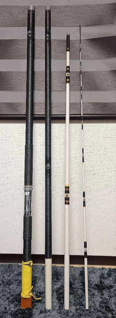 メーカー不明4本継ぎ底物竿！クエ石鯛釣りに