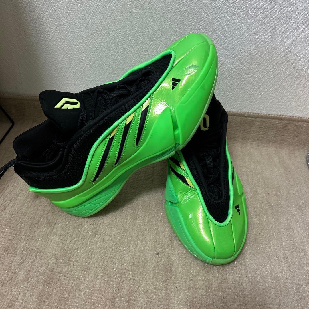 シューズ(男性用) adidas dame9 Screaming Green/Core Black/