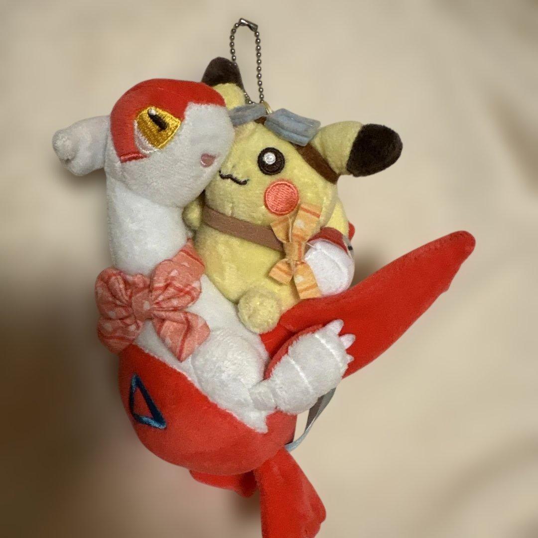 ポケモンセンター　ラティアス　ピカチュウ　マスコットぬいぐるみ