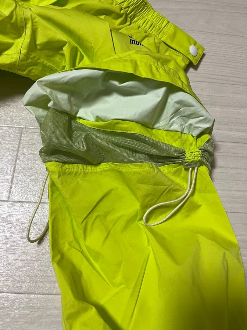 Munsingwear マンシングウェア レインウェア/イエロー 上下セット M