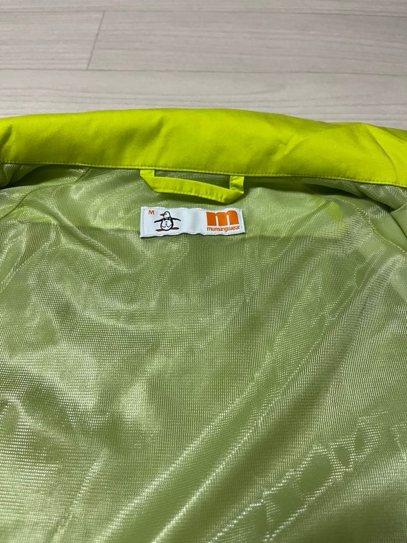 Munsingwear マンシングウェア レインウェア/イエロー 上下セット M