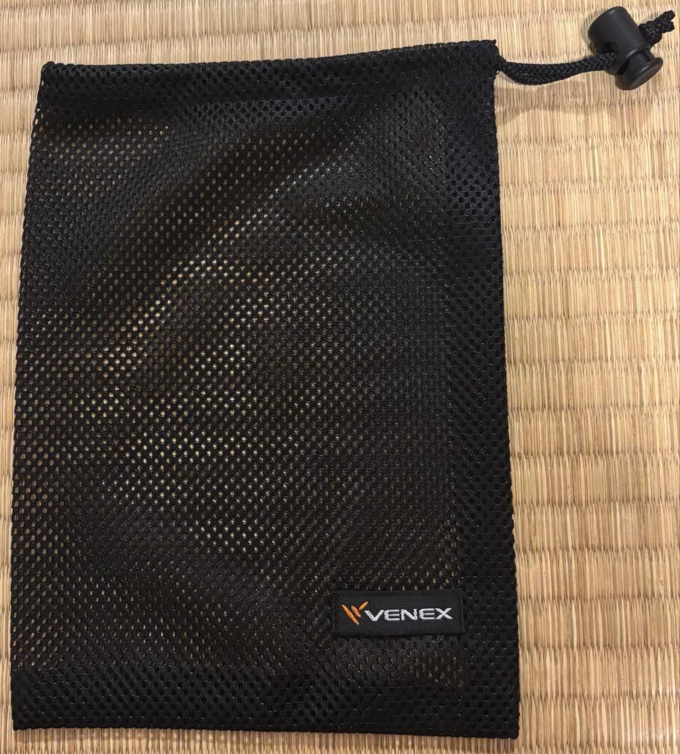 VENEX 黒 リカバリークロス　ブランケット 収納袋付き
