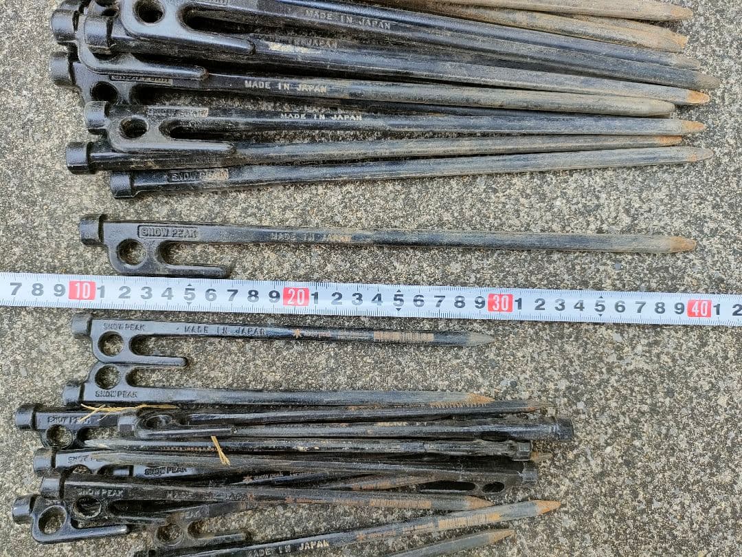 t*i様 スノーピーク ペグ PEAK ソリッドステーク 40cm 30