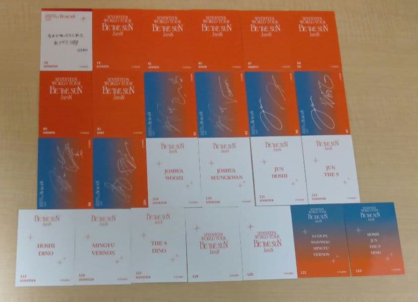 ❶ SEVENTEEN セブチ BE THE SUN トレカ 73枚 まとめ売り