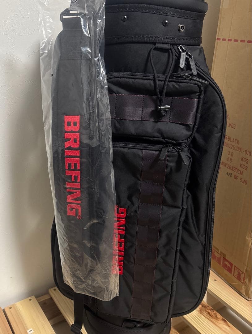 【新品】BRIEFING GOLF CR-6#03ブラック BRG251D01