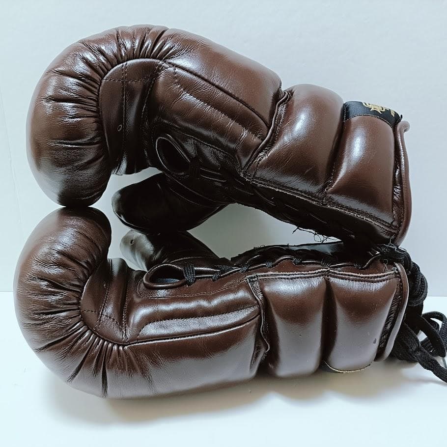 TOP BOXER トップボクサー ボクシンググローブ ブラウン 16oz