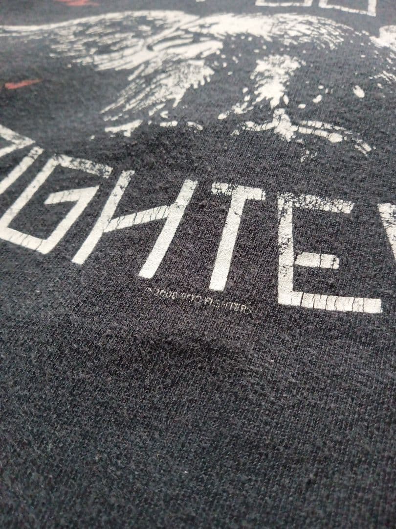 2008年製 フーファイターズ イーグル サンダー Tシャツ Lサイズ